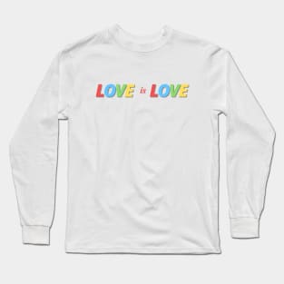 Love is Love - Lgbt Tee Design Long Sleeve T-Shirt